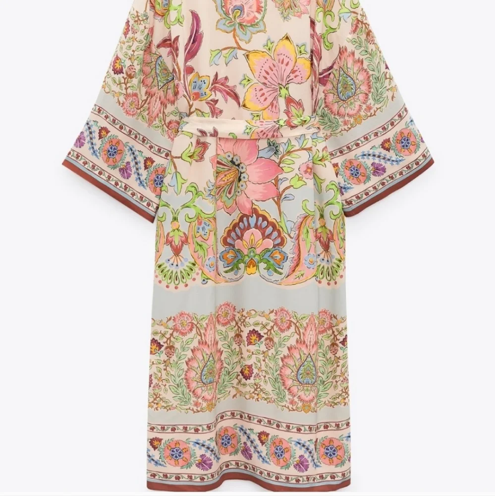 Zara Multicolor Maxi Dress - Picture 16 of 16